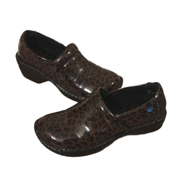 BOC Born Concept Peggy Leopard Clogs Mules - Picture 11 of 11